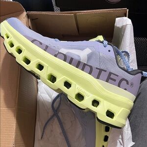 Vibrant Athletic Shoes with Unique Sole